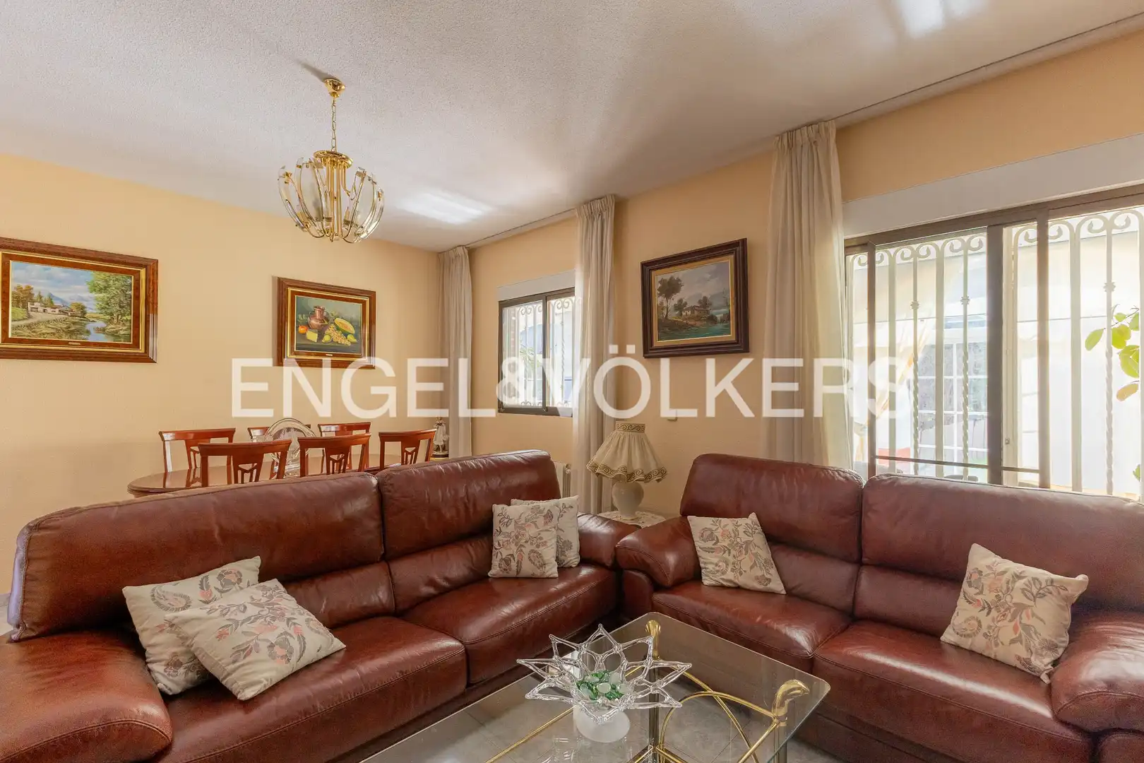 Sala de estar de Casa o chalet en venta en Mejorada del Campo con Aire acondicionado, Calefacción y Terraza