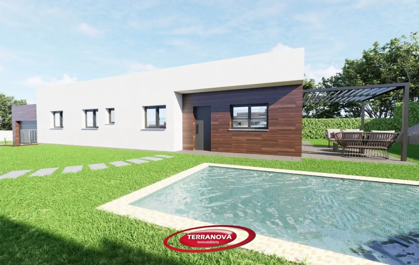Außenansicht von Haus oder Chalet zum Verkauf in L'Ametlla del Vallès mit Klimaanlage, Heizung und Privatgarten