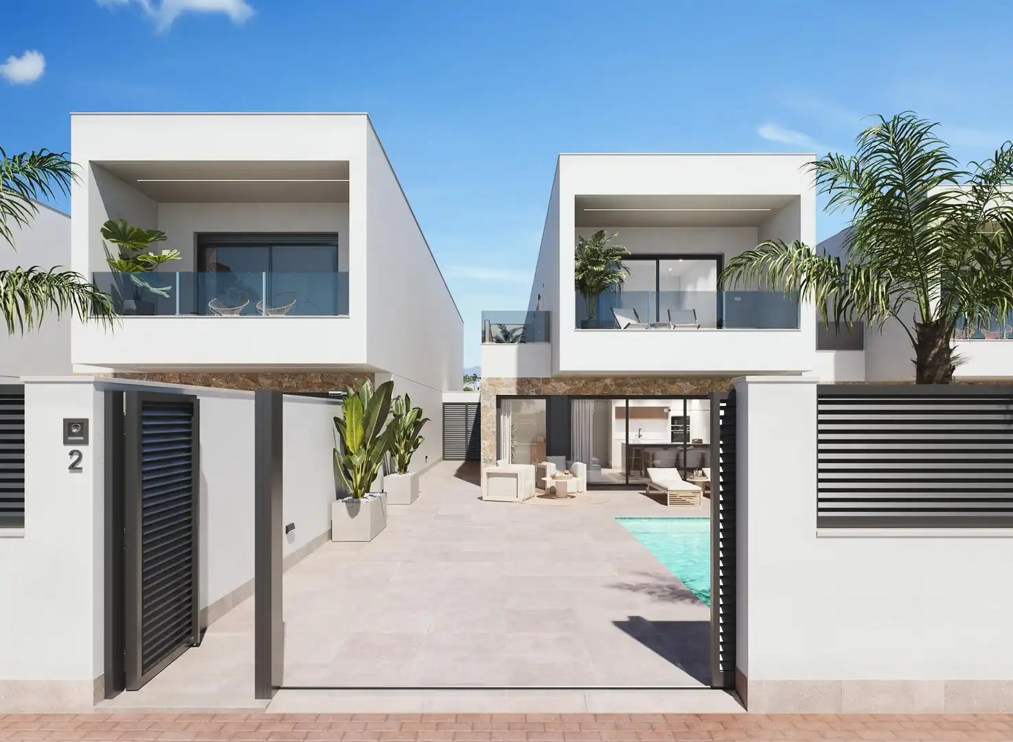 Doppelhaushälfte mit Pool zum Verkauf in San Pedro del Pinatar, imagen 4