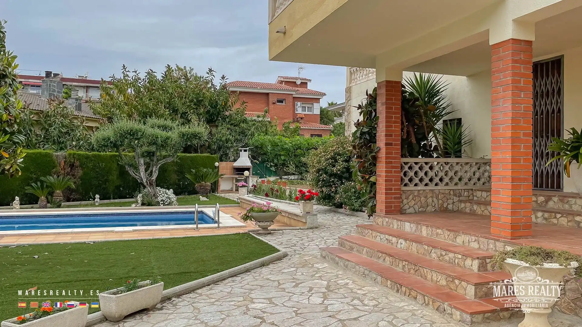 Piscina de Casa o xalet en venda en Lloret de Mar amb Calefacció, Jardí privat i Terrassa