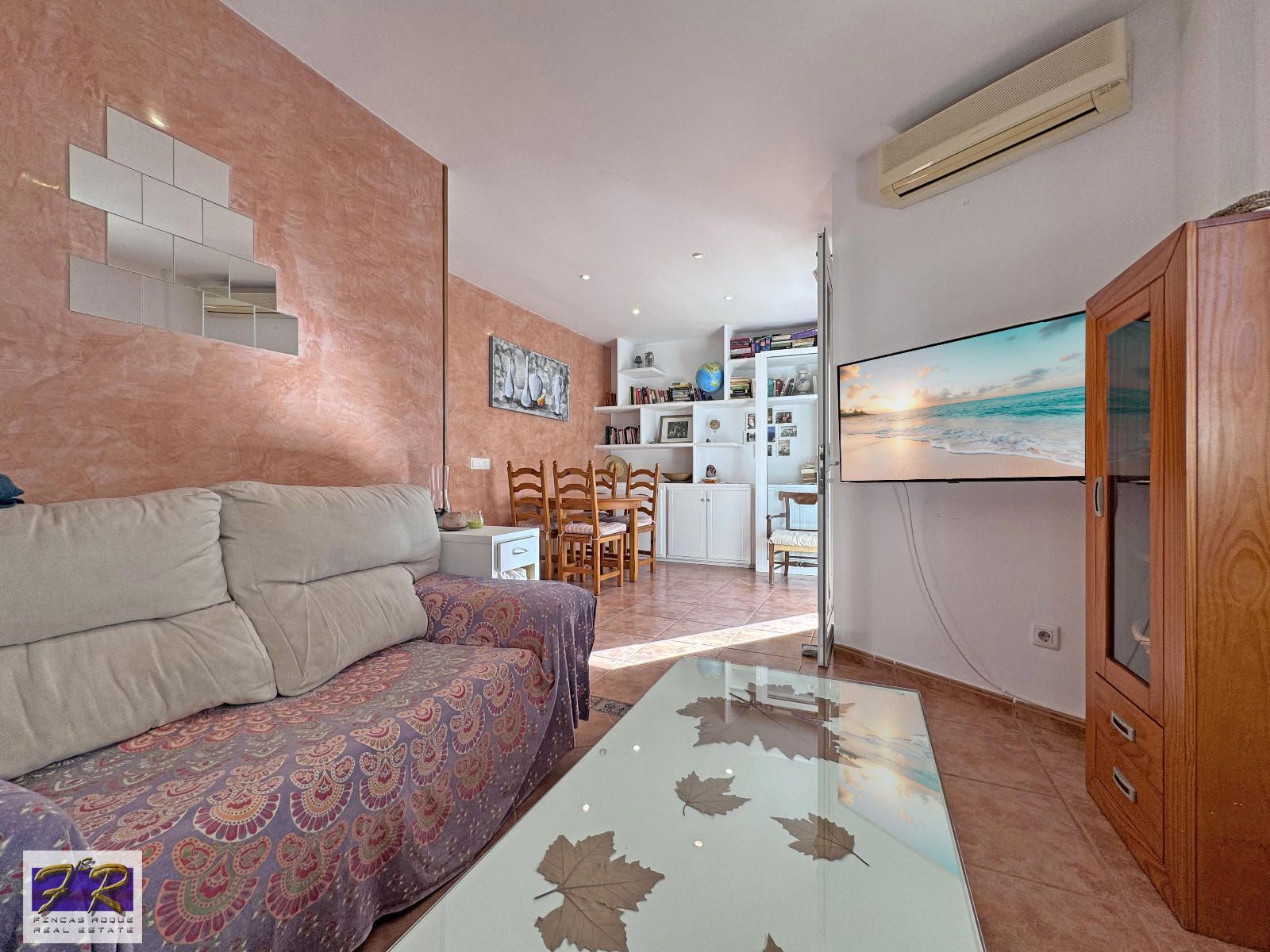 Living room of Attic for sale in Alcúdia  with Air Conditioner, Terrace and Furnished