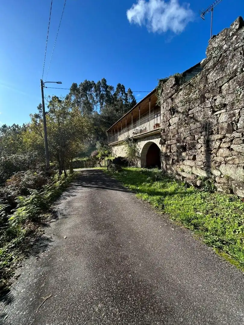 Vista exterior de Casa o xalet en venda en Cerdedo amb Jardí privat