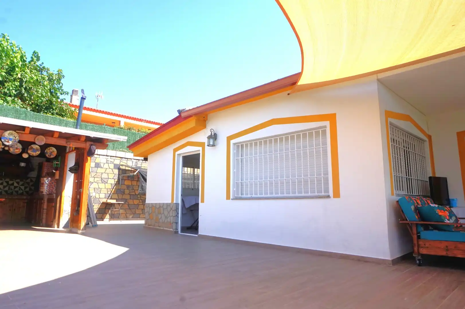 Vista exterior de Casa o xalet en venda en Fogars de la Selva amb Calefacció, Jardí privat i Terrassa