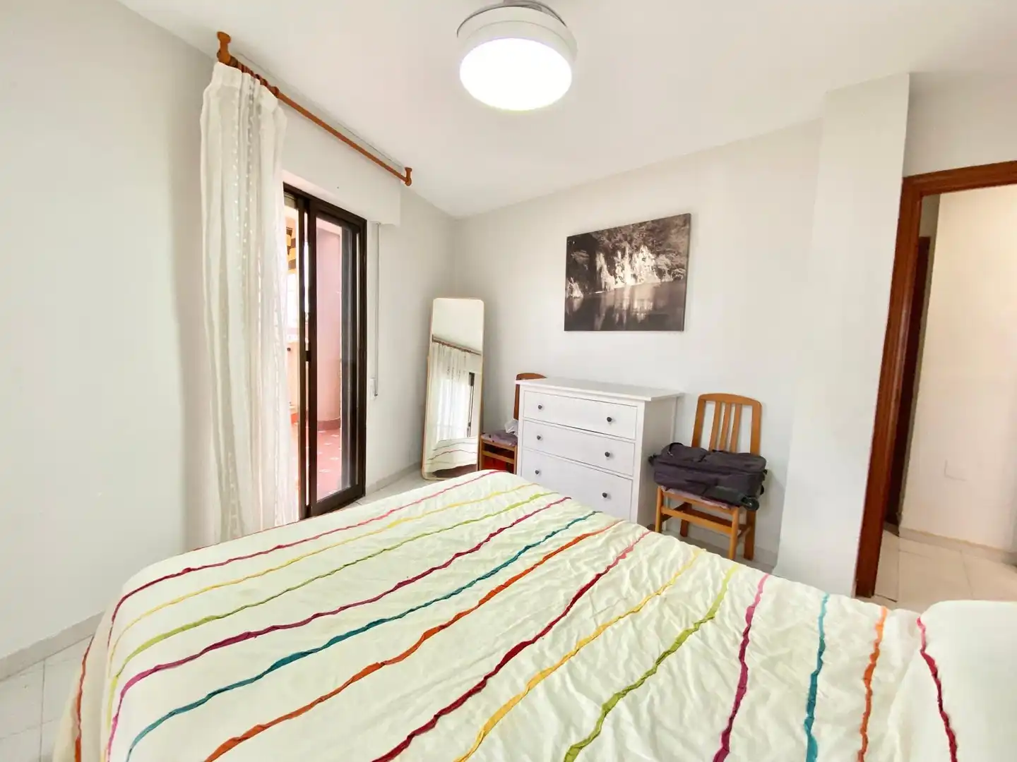 Dormitori de Apartament de lloguer en San Pedro del Pinatar amb Aire condicionat, Calefacció i Terrassa