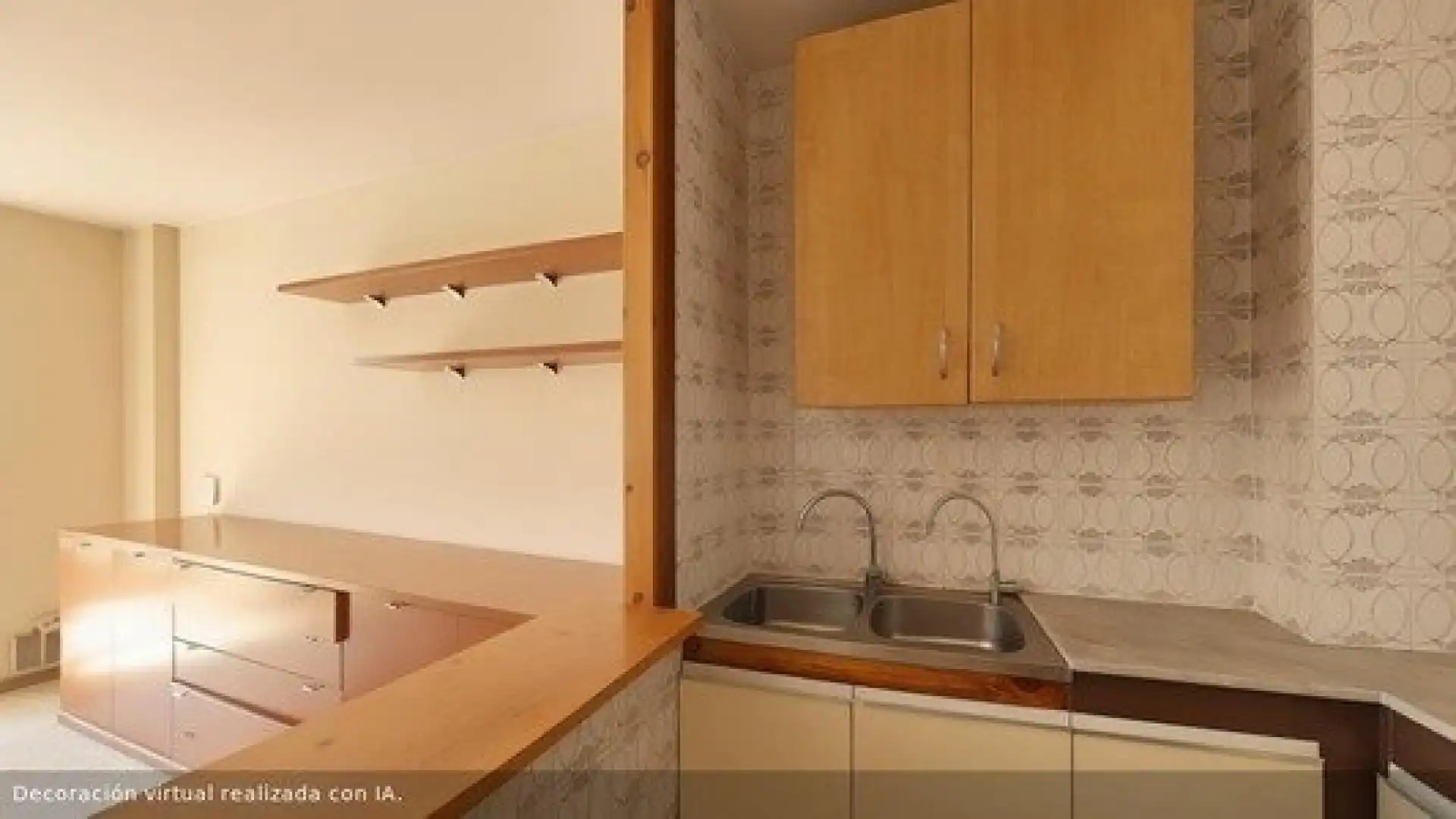 Kitchen of Flat for sale in Santa Susanna  with Heating, Terrace and Balcony