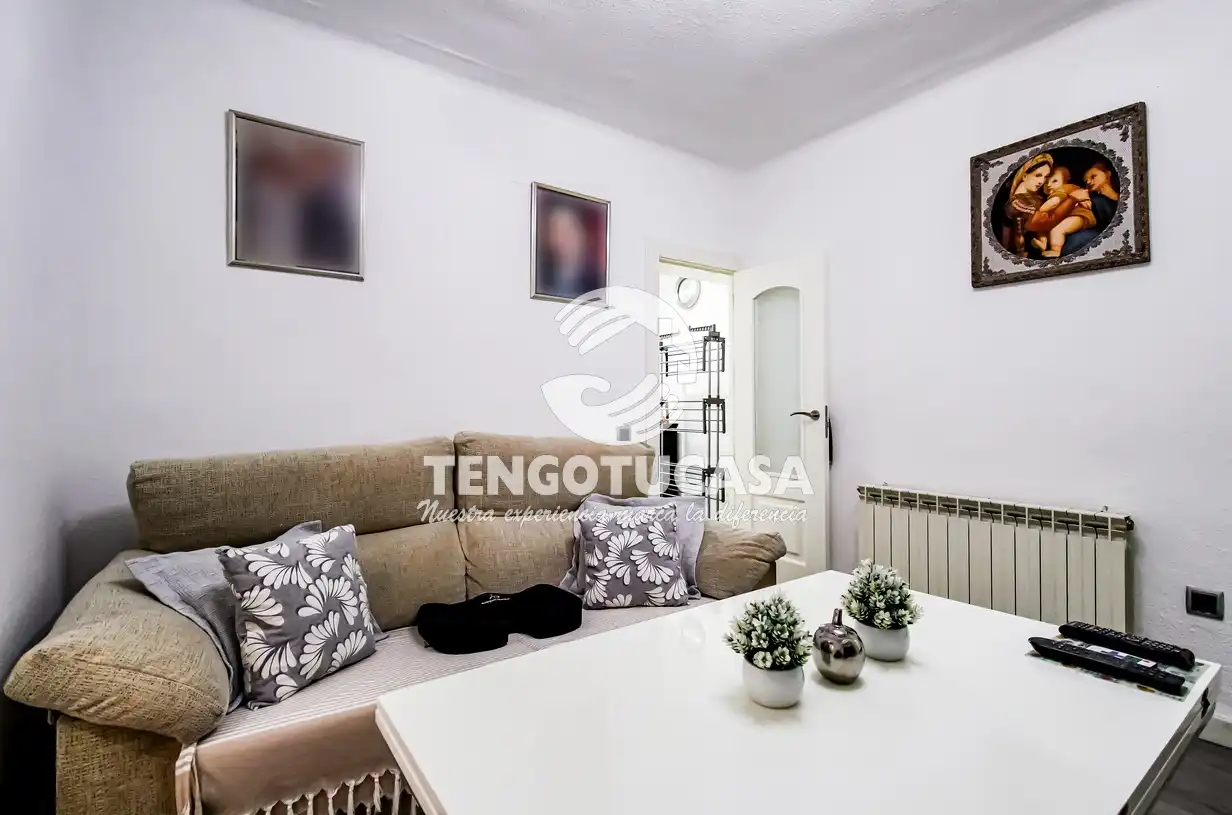 Sala de estar de Piso en venta en  Madrid Capital con Aire acondicionado, Calefacción y Amueblado