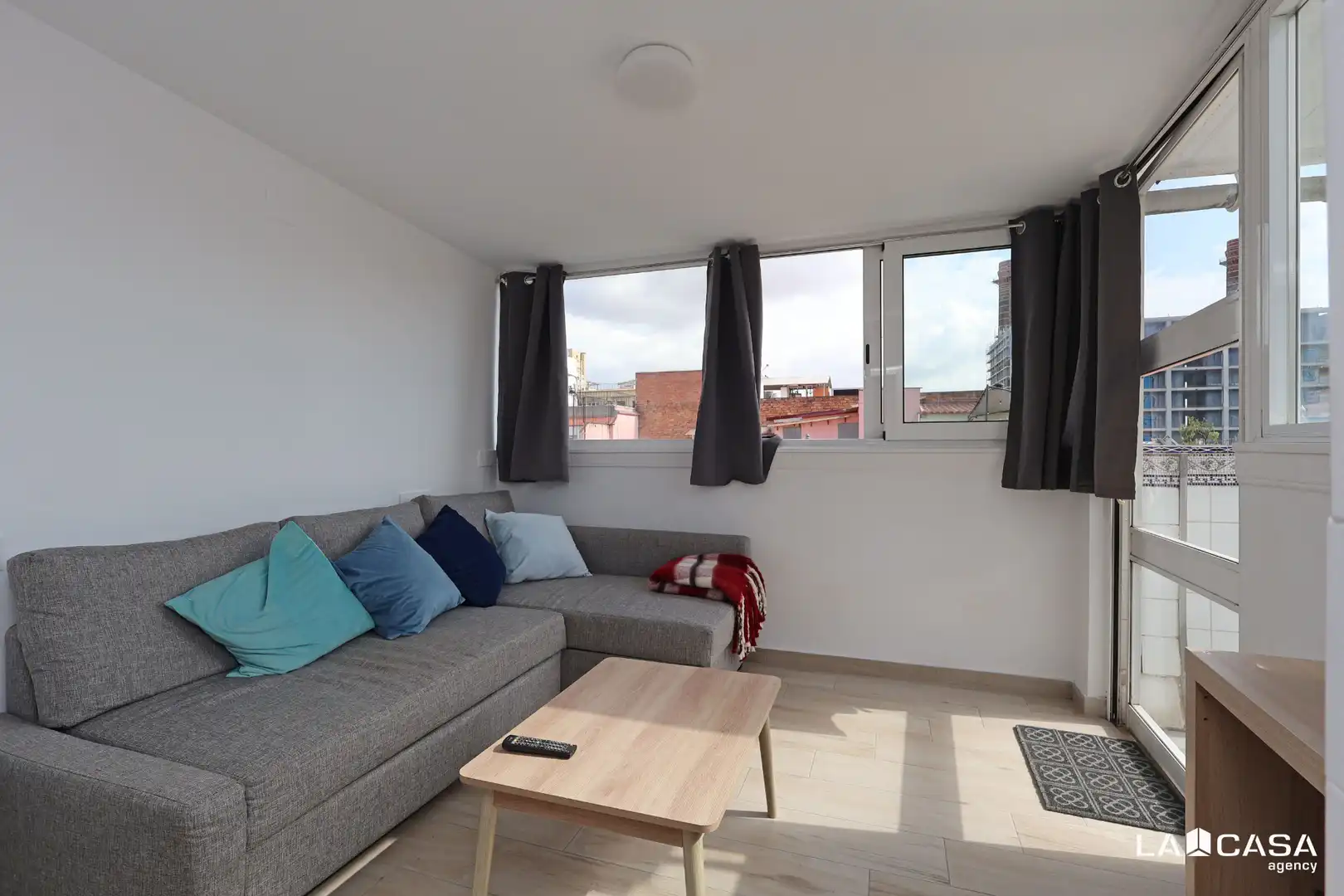 Sala de estar de Ático en venta en Barcelona con Terraza y Amueblado