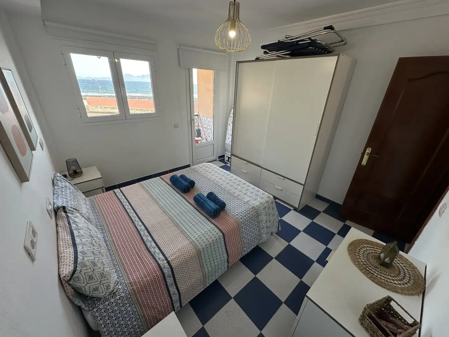 Schlafzimmer von Einfamilien-Reihenhaus zum Verkauf in La Oliva mit Terrasse, Möbliert und Waschmaschine
