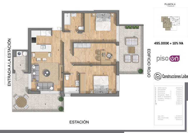 Ático en Venta en Sabino Arana Kalea, 32 en Amorebieta-Etxano