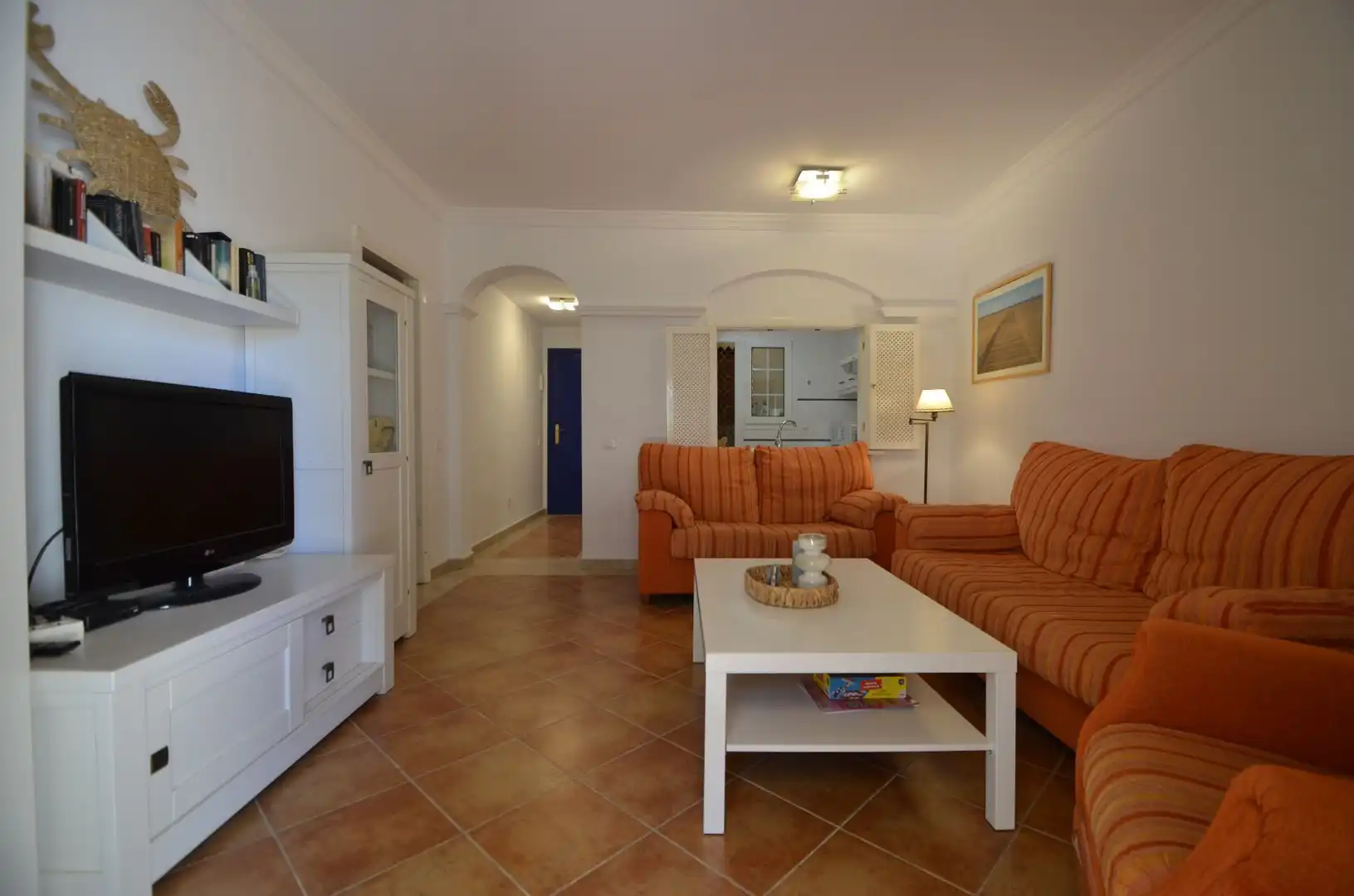 Sala de estar de Apartamento en venta en Ayamonte con Aire acondicionado, Terraza y Piscina comunitaria