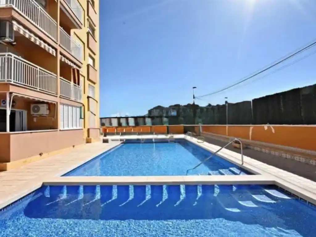 Piscina de Apartament en venda en Mazarrón amb Aire condicionat, Moblat i Piscina comunitària