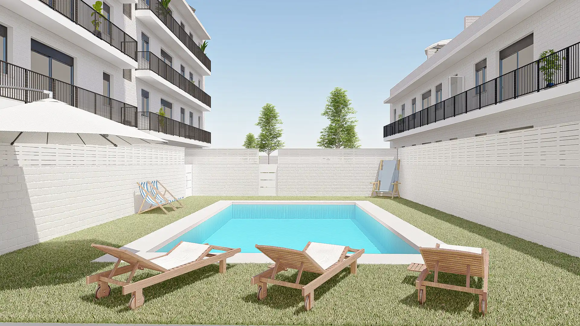 Piscina de Planta baja en venta en Montcada i Reixac con Aire acondicionado, Calefacción y Jardín privado
