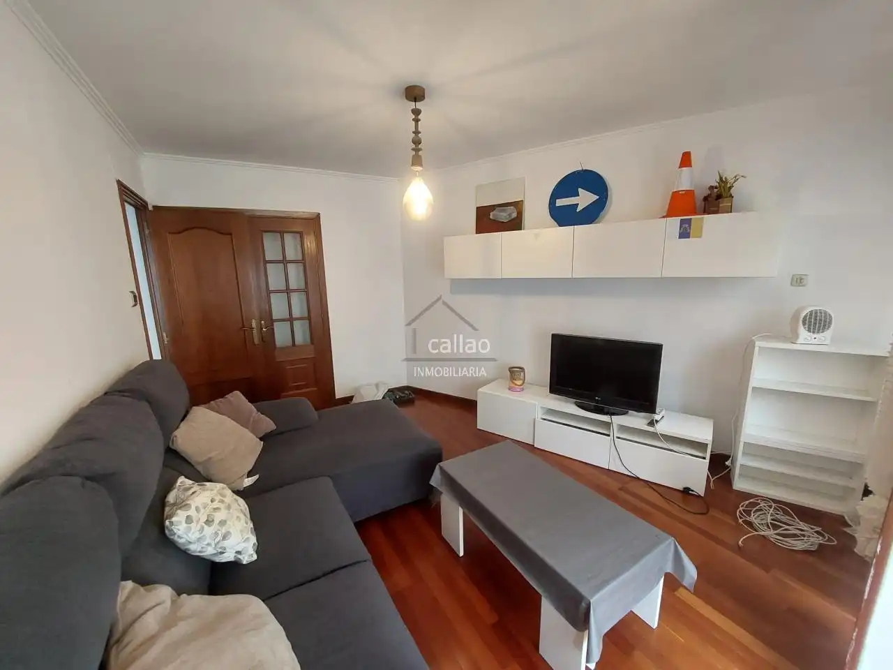 Sala de estar de Piso de alquiler en Ferrol con Amueblado