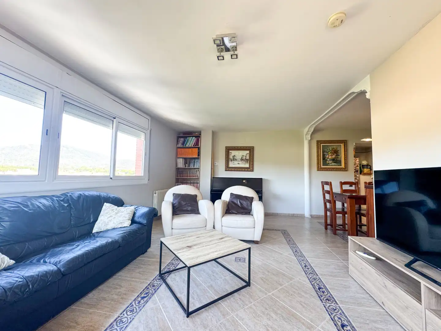 Living room of Flat for sale in Sentmenat  with Air Conditioner, Heating and Oven