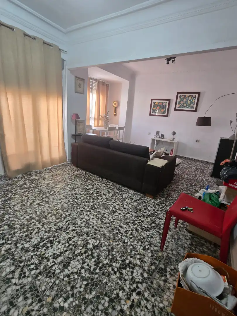 Sala de estar de Piso en venta en  Valencia Capital con Aire acondicionado, Amueblado y Balcón
