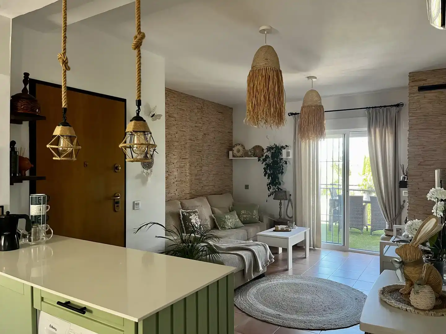 Sala de estar de Piso en venta en Cartagena con Aire acondicionado, Jardín privado y Trastero