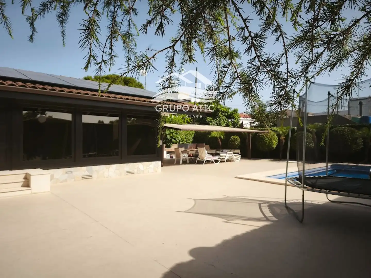 Terraza de Casa o chalet en venta en Burriana / Borriana con Aire acondicionado, Calefacción y Jardín privado