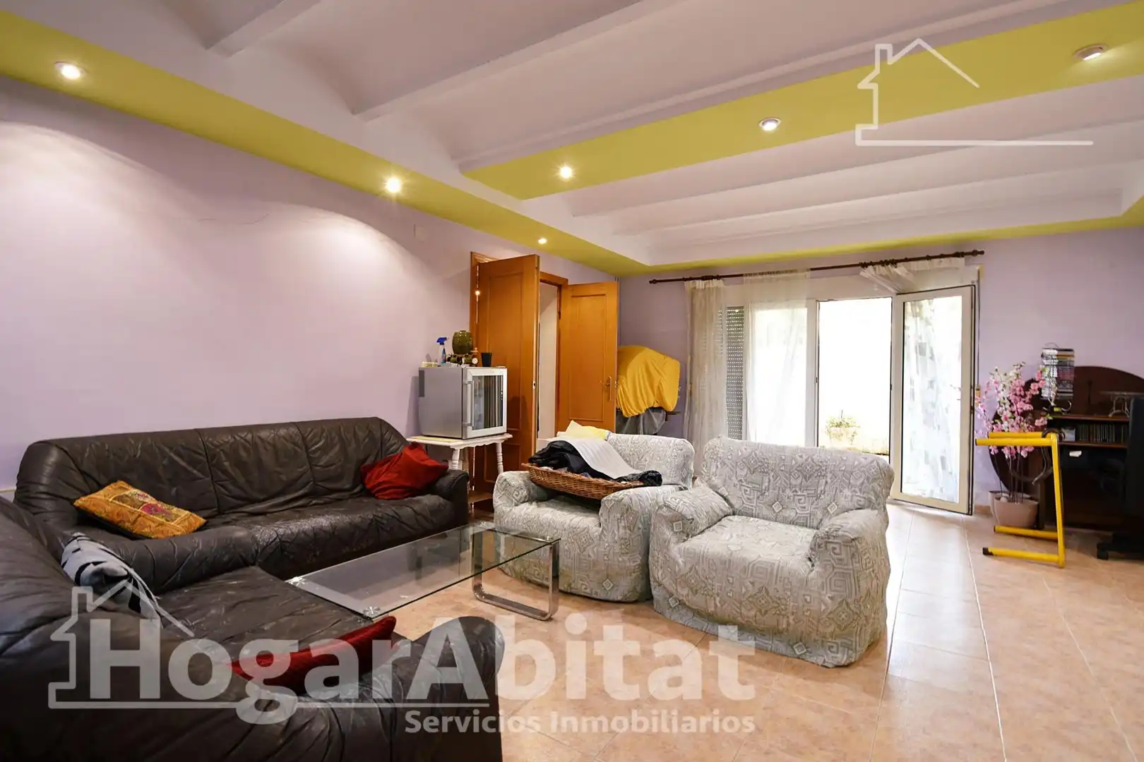 Sala de estar de Casa o chalet en venta en L'Atzúbia con Calefacción, Terraza y Trastero