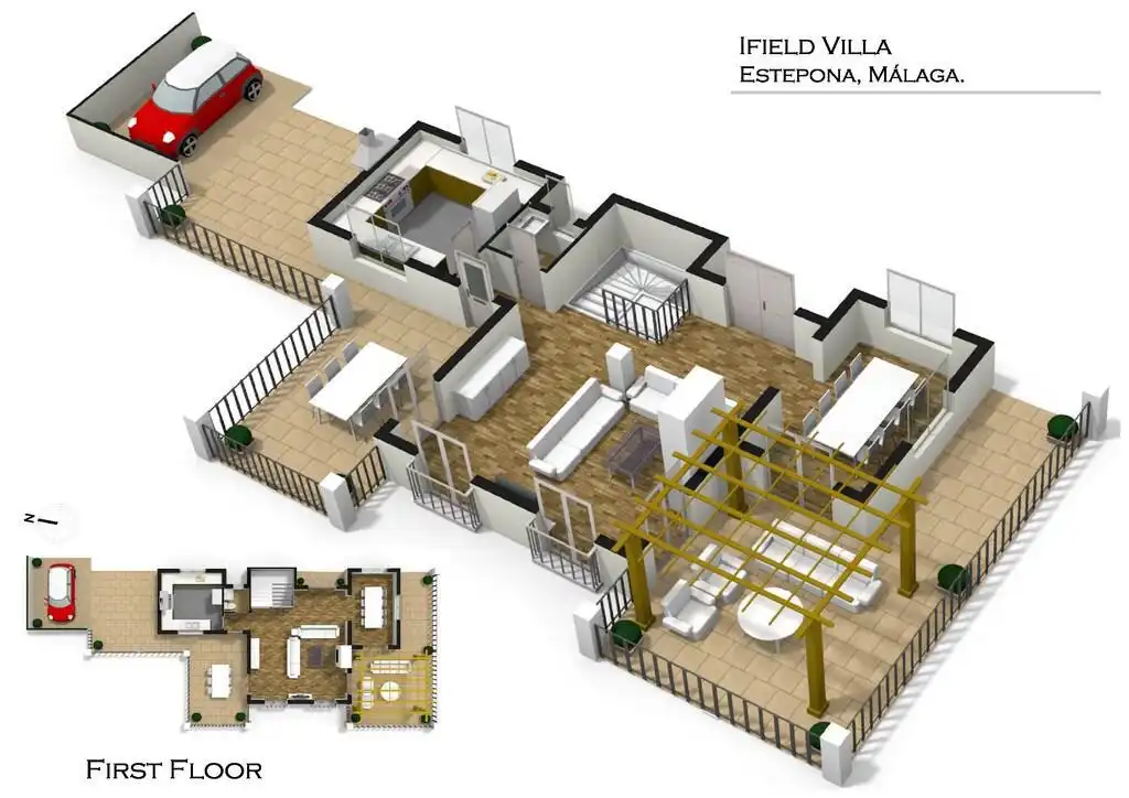 Casa amb piscina en venda a Estepona Pueblo, imagen 36