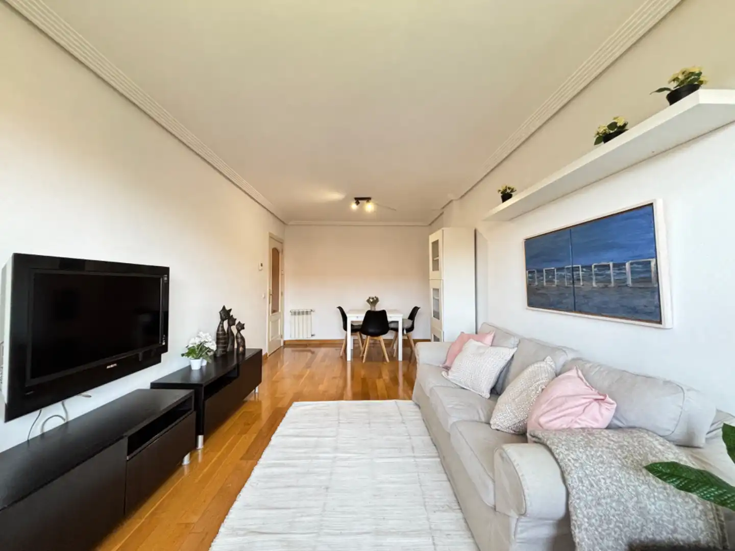 Wohnzimmer von Wohnung zum Verkauf in Majadahonda mit Klimaanlage, Heizung und Privatgarten