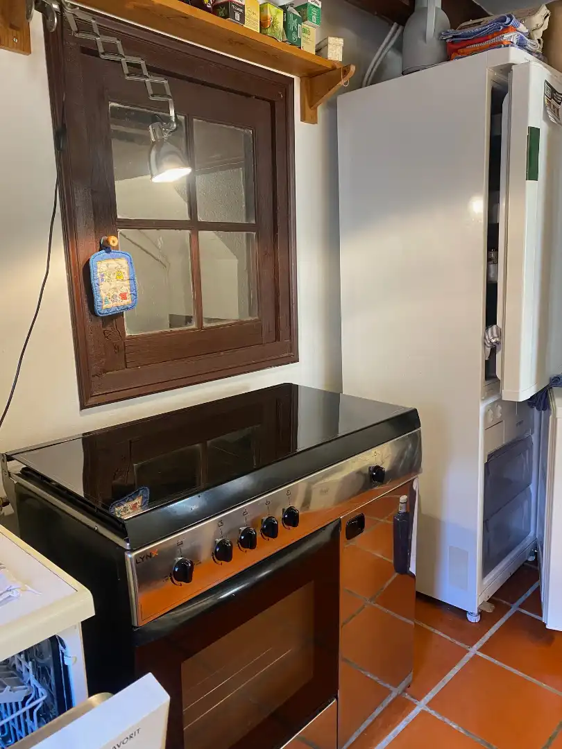 Cocina de Finca rústica en venta en Riudecanyes con Calefacción, Terraza y Amueblado