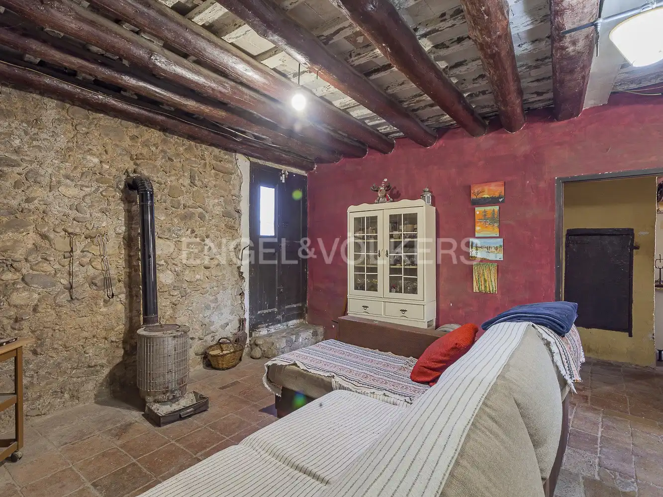 Sala de estar de Casa o chalet en venta en Viladecavalls con Aire acondicionado, Calefacción y Jardín privado