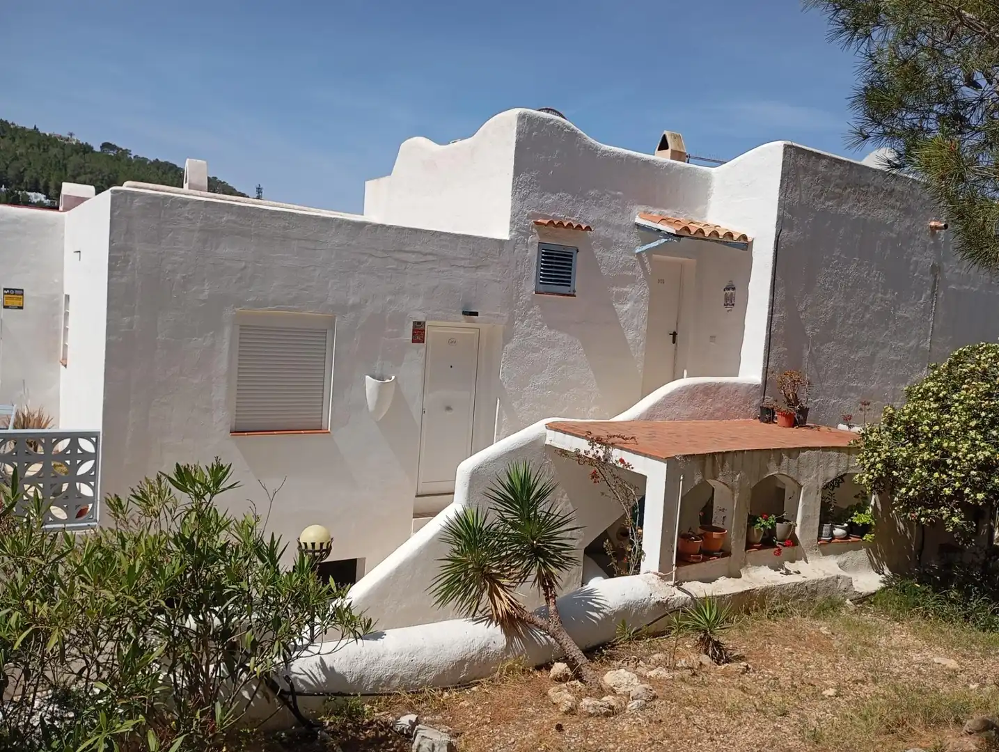Vista exterior de Apartamento en venta en Sant Josep de sa Talaia con Calefacción, Jardín privado y Terraza