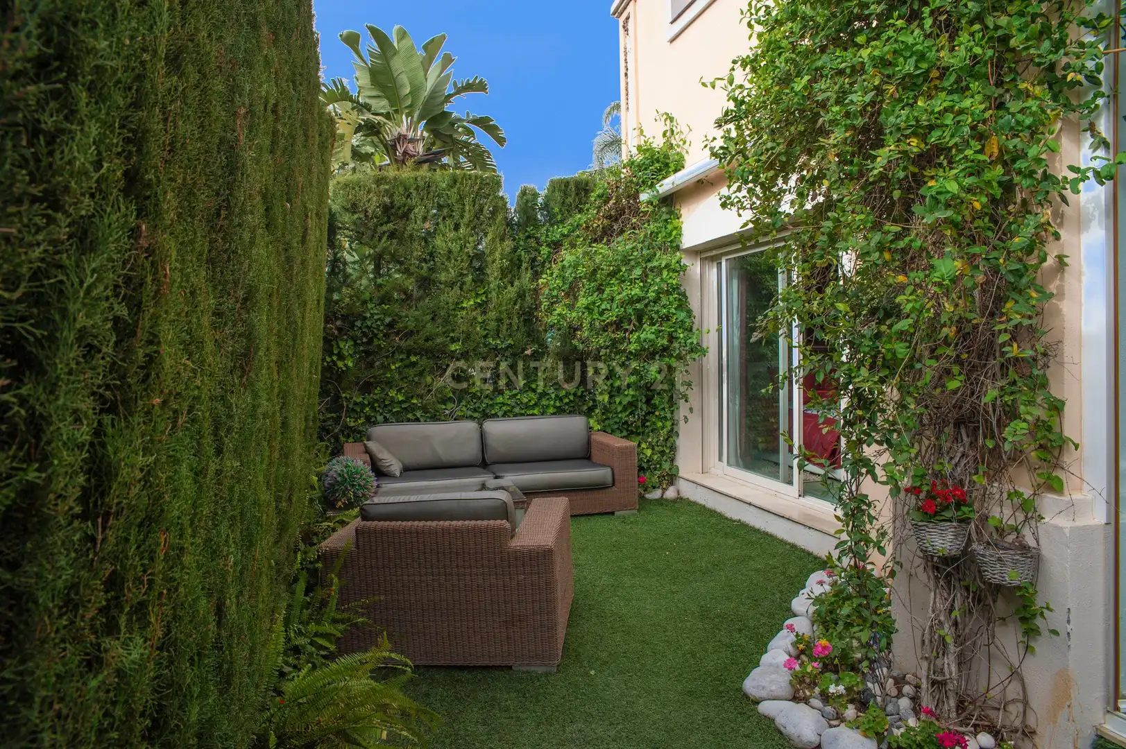 Terrace of Apartments for rent in Marbella  with Air Conditioner, Private garden and Furnished