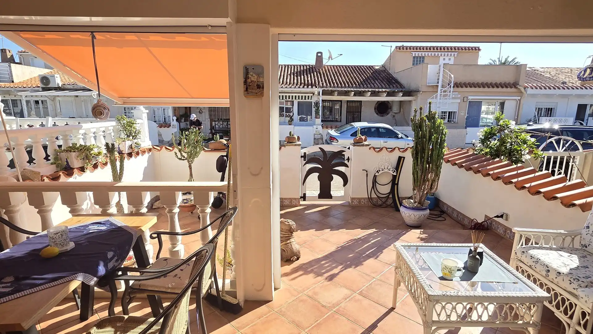 Terraza de Casa adosada en venta en Cartagena con Jardín privado, Terraza y Amueblado