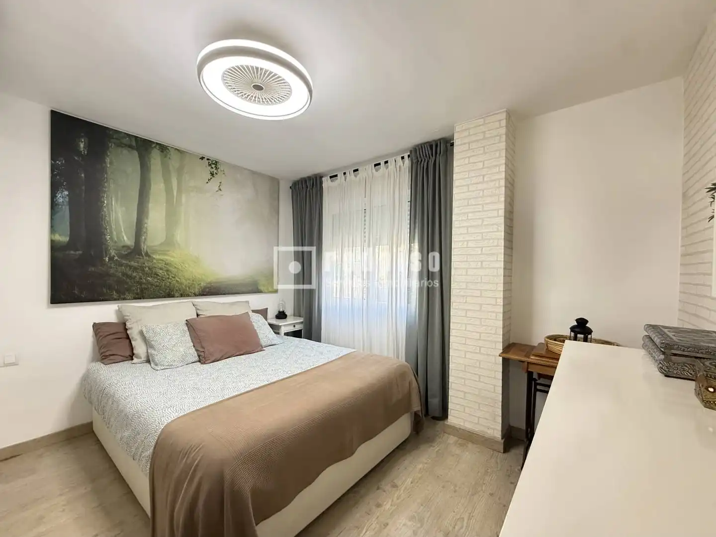 Bedroom of Flat for sale in Málaga