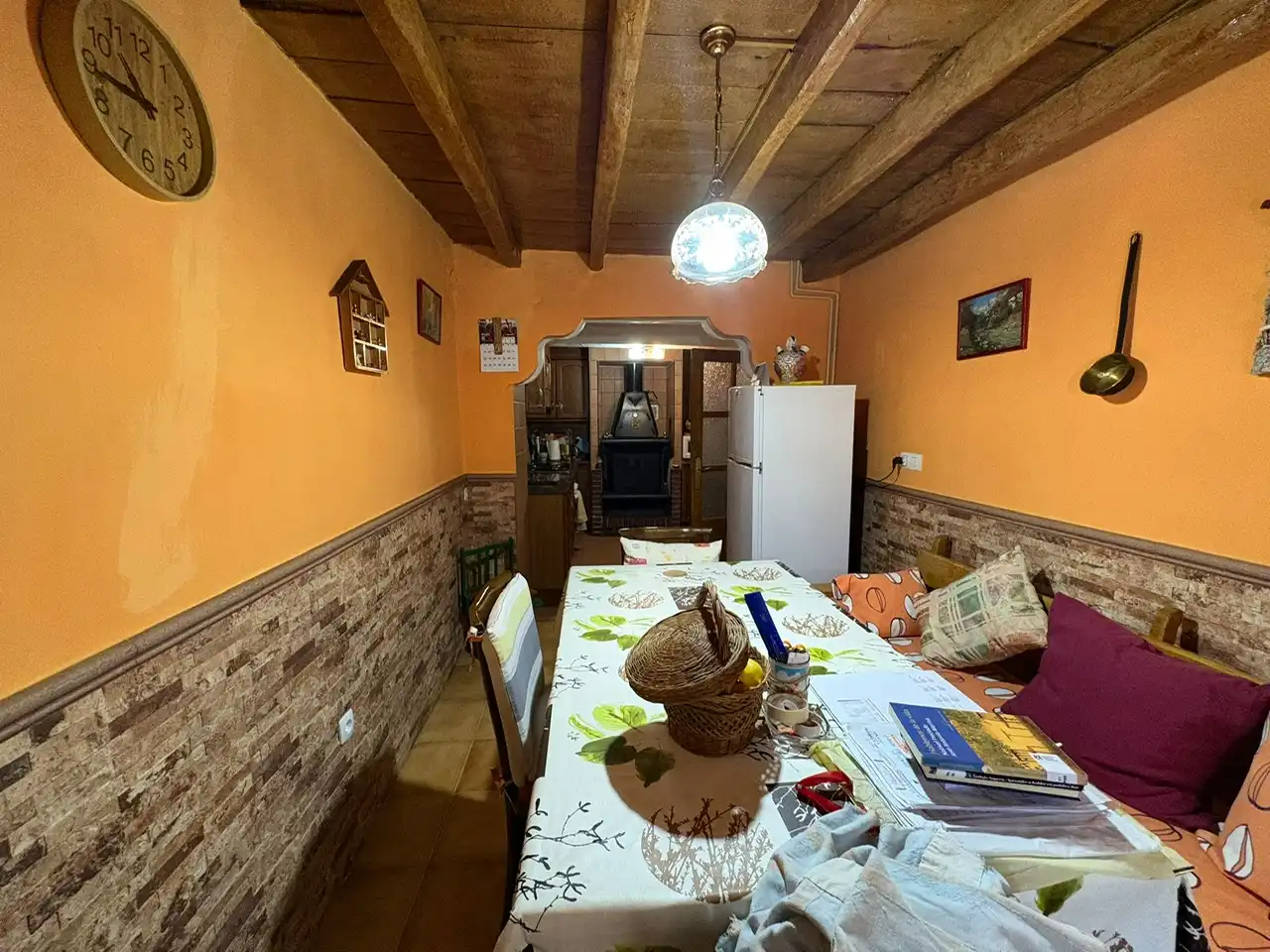 Dining room of Country homes for sale in Castillejo de Robledo  with Heating, Parquet flooring and Terrace