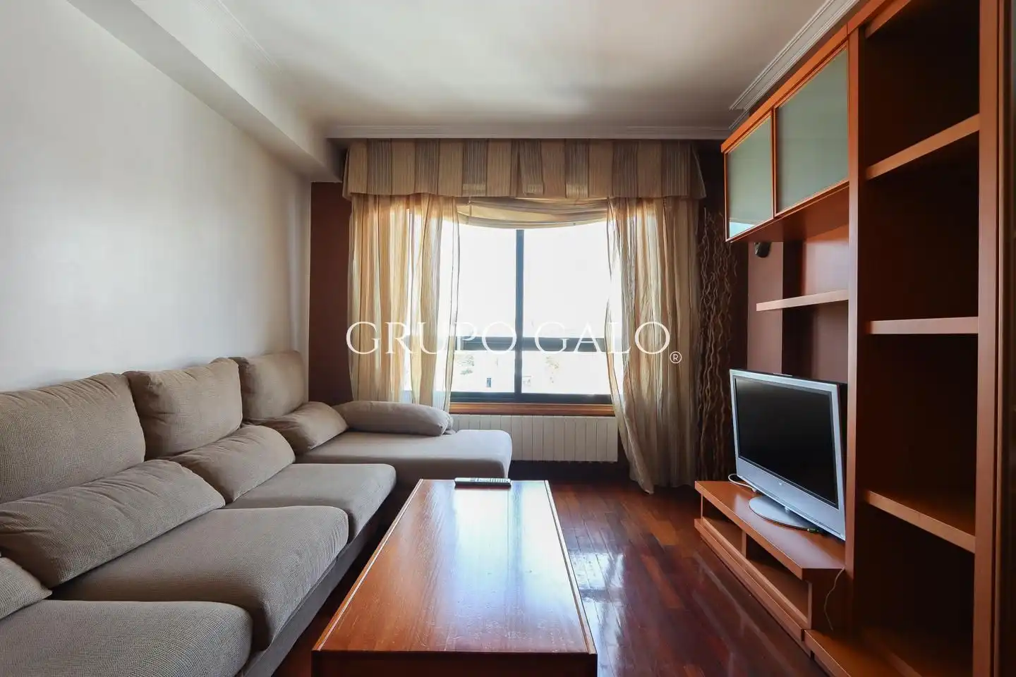 Sala de estar de Ático en venta en Vigo  con Calefacción, Parquet y Trastero