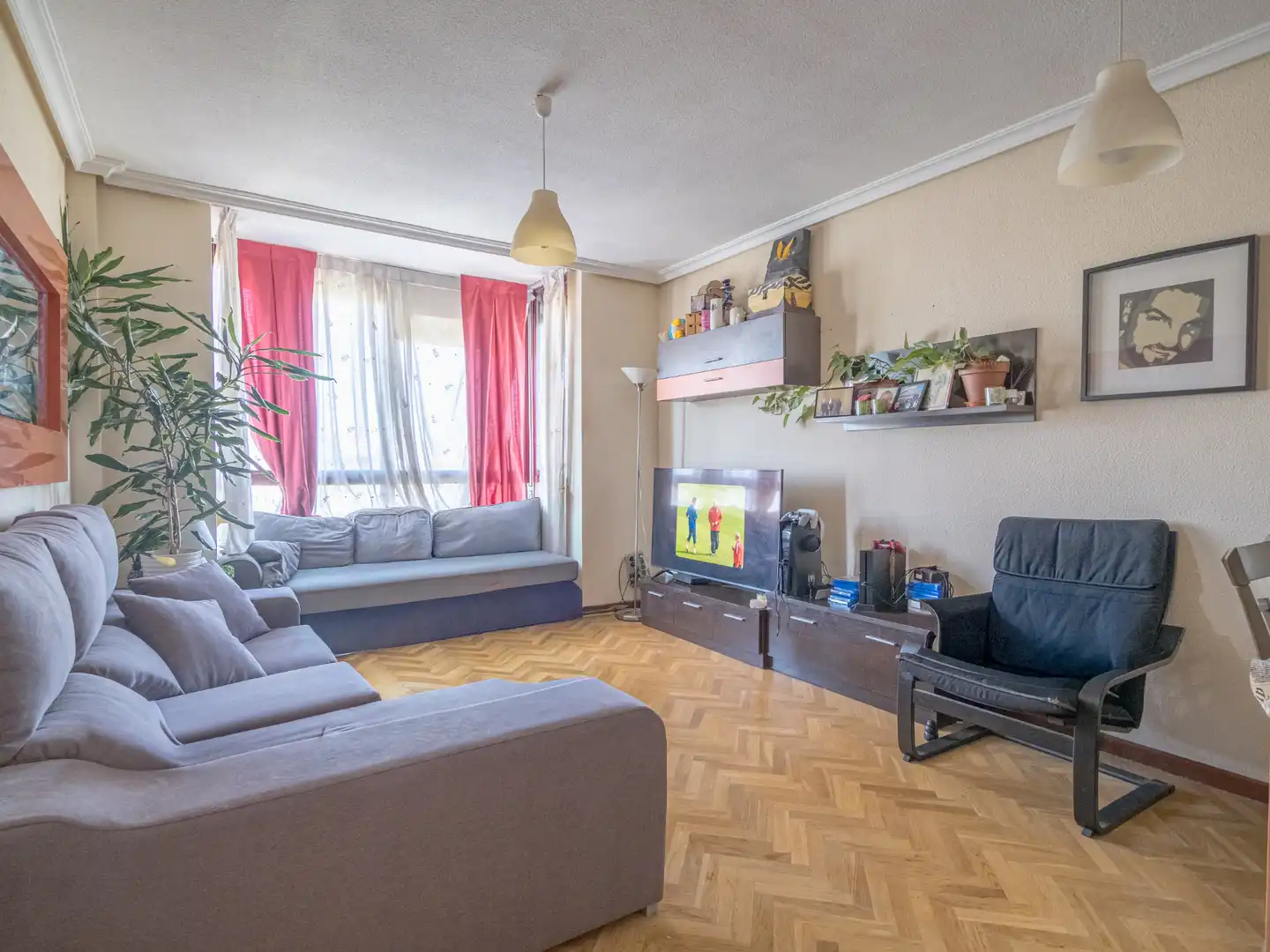 Sala de estar de Piso en venta en Madrid con Aire acondicionado, Calefacción y Amueblado