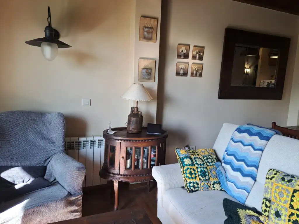 Living room of Detached homes for rent in Fontanals de Cerdanya  with Heating, Private garden and Parquet flooring