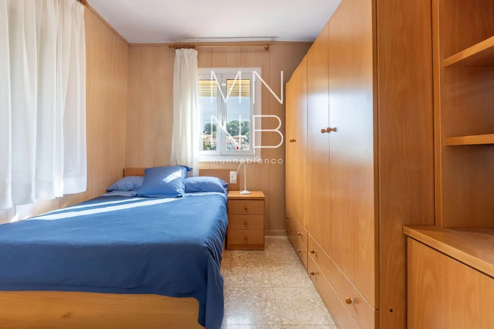 Bedroom of Flat for sale in Sant Andreu de Llavaneres  with Heating, Terrace and Furnished