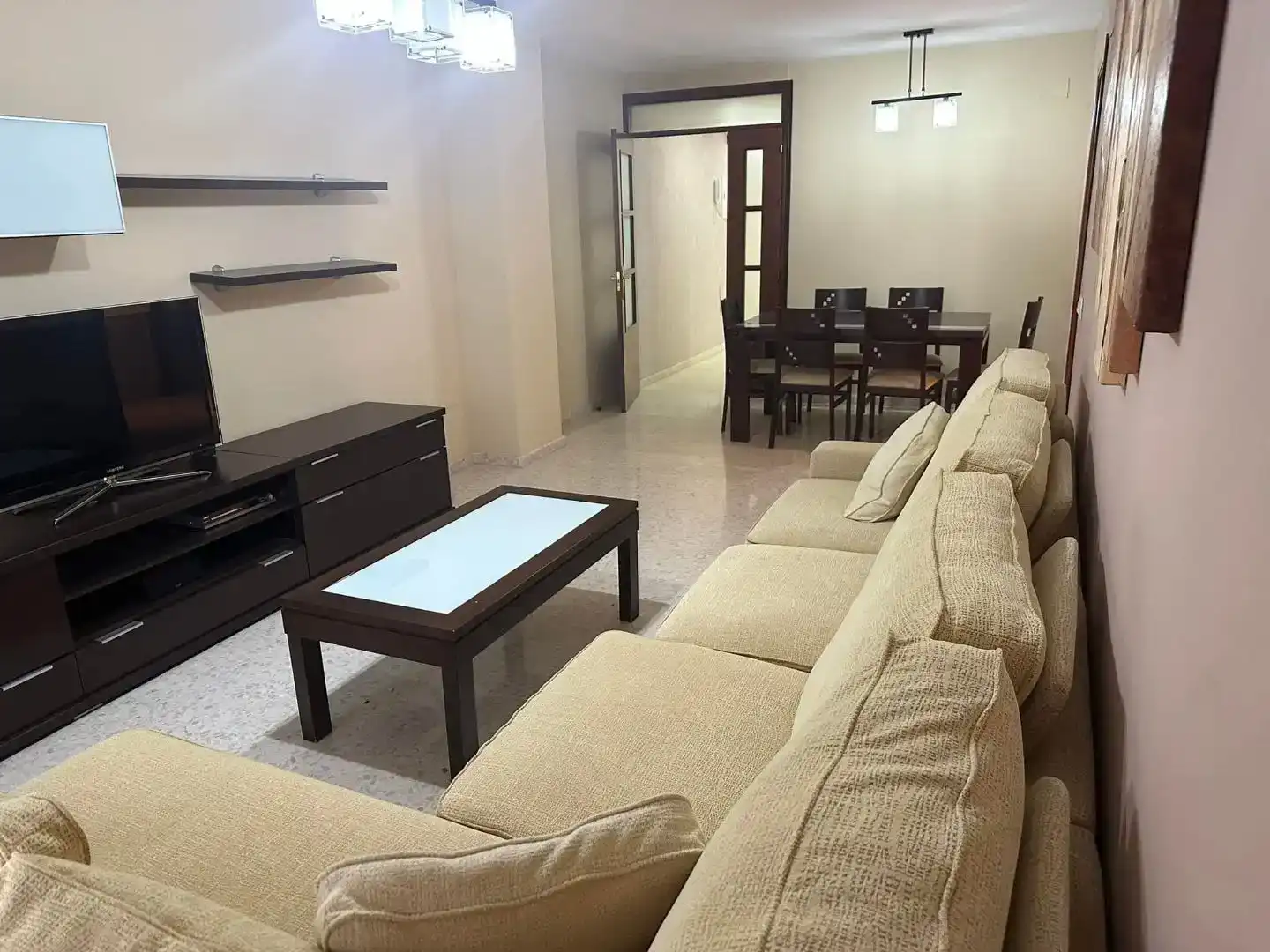 Wohnzimmer von Wohnung zur Miete in Rota mit Abstellraum und Möbliert