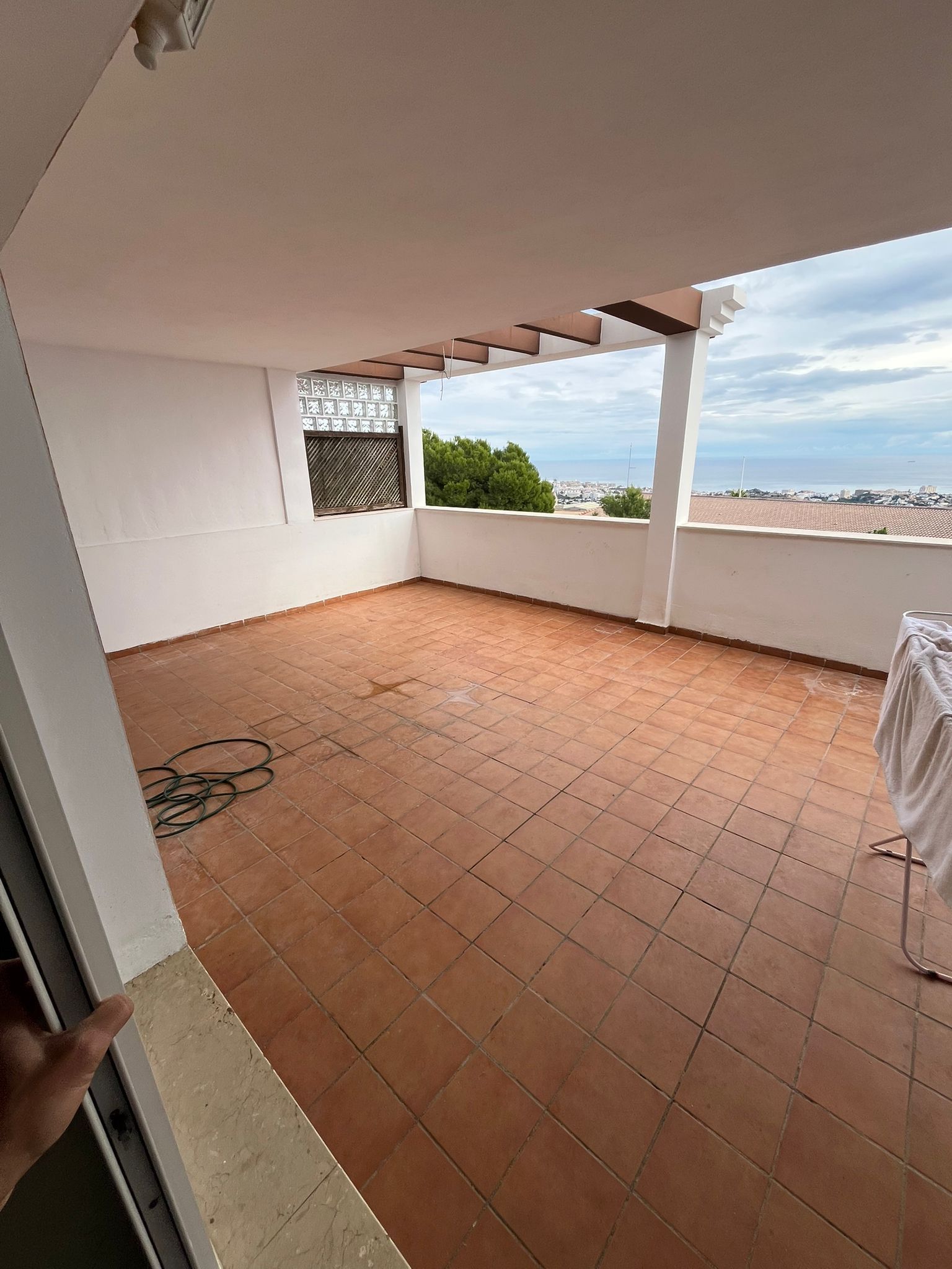 Terraza de Apartamento de alquiler en Benalmádena con Terraza y Piscina comunitaria