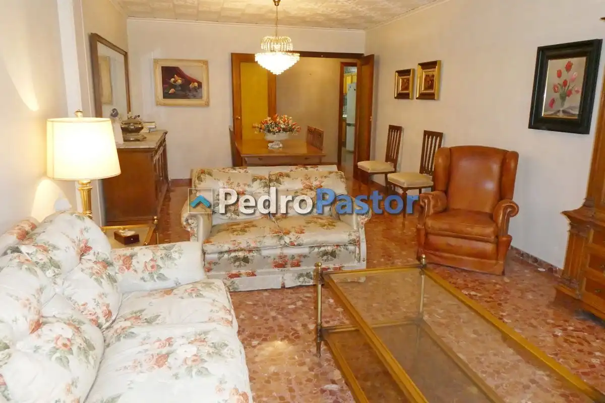 Sala de estar de Piso en venta en Dénia con Aire acondicionado, Calefacción y Piscina