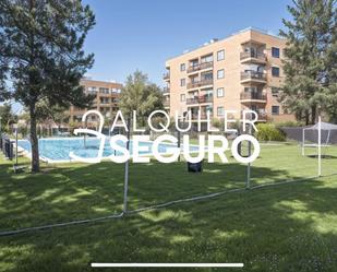 Garden of Flat to rent in  Madrid Capital  with Air Conditioner, Heating and Terrace