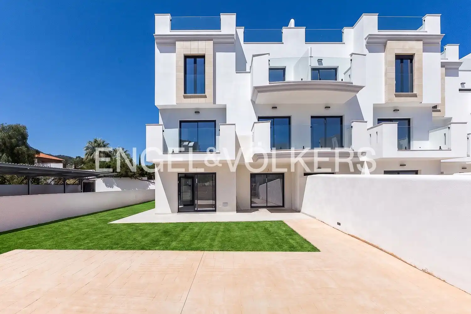 Vista exterior de Piso en venta en Dénia con Aire acondicionado, Calefacción y Jardín privado