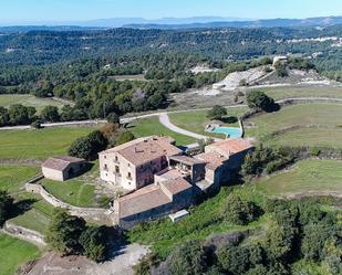 Vista exterior de Finca rústica en venda en Castellterçol amb Aire condicionat, Terrassa i Piscina