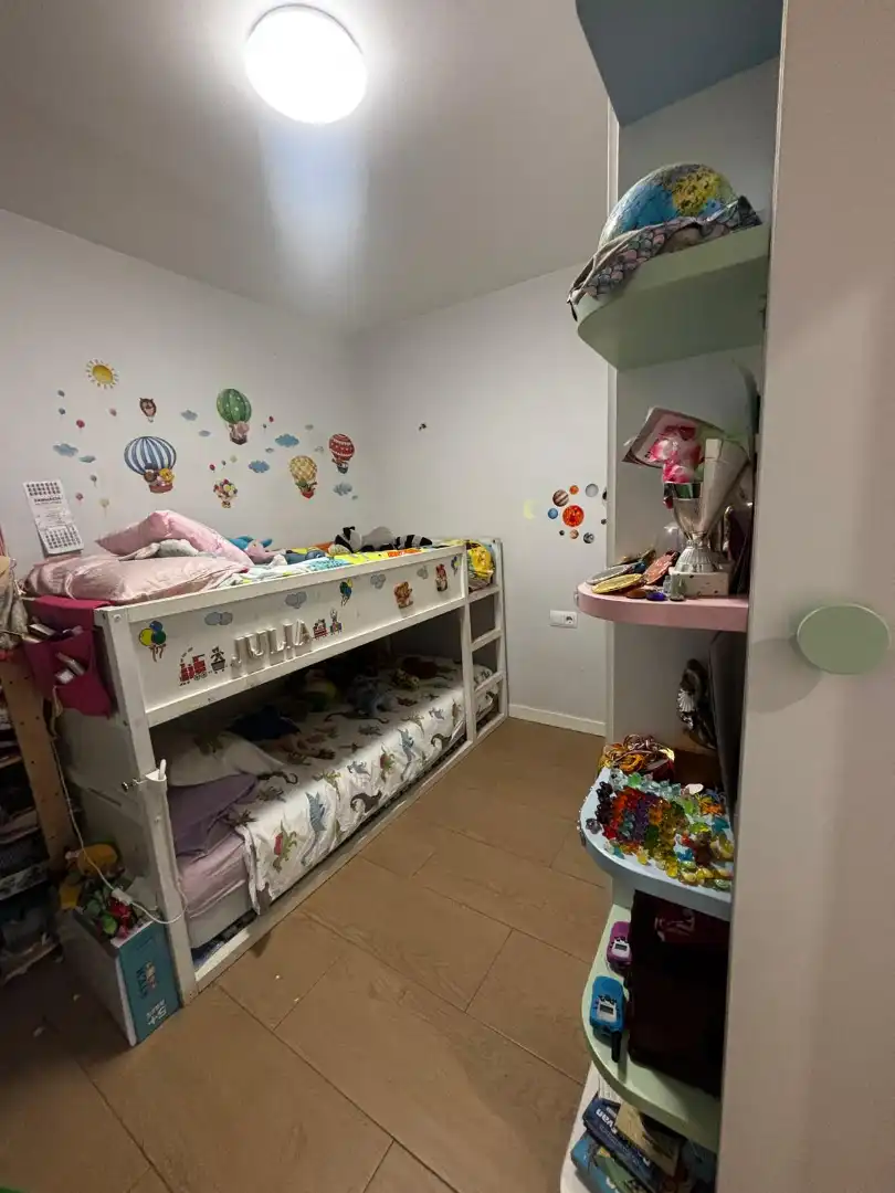 Schlafzimmer von Wohnung zum Verkauf in Badalona mit Klimaanlage, Heizung und Parkett
