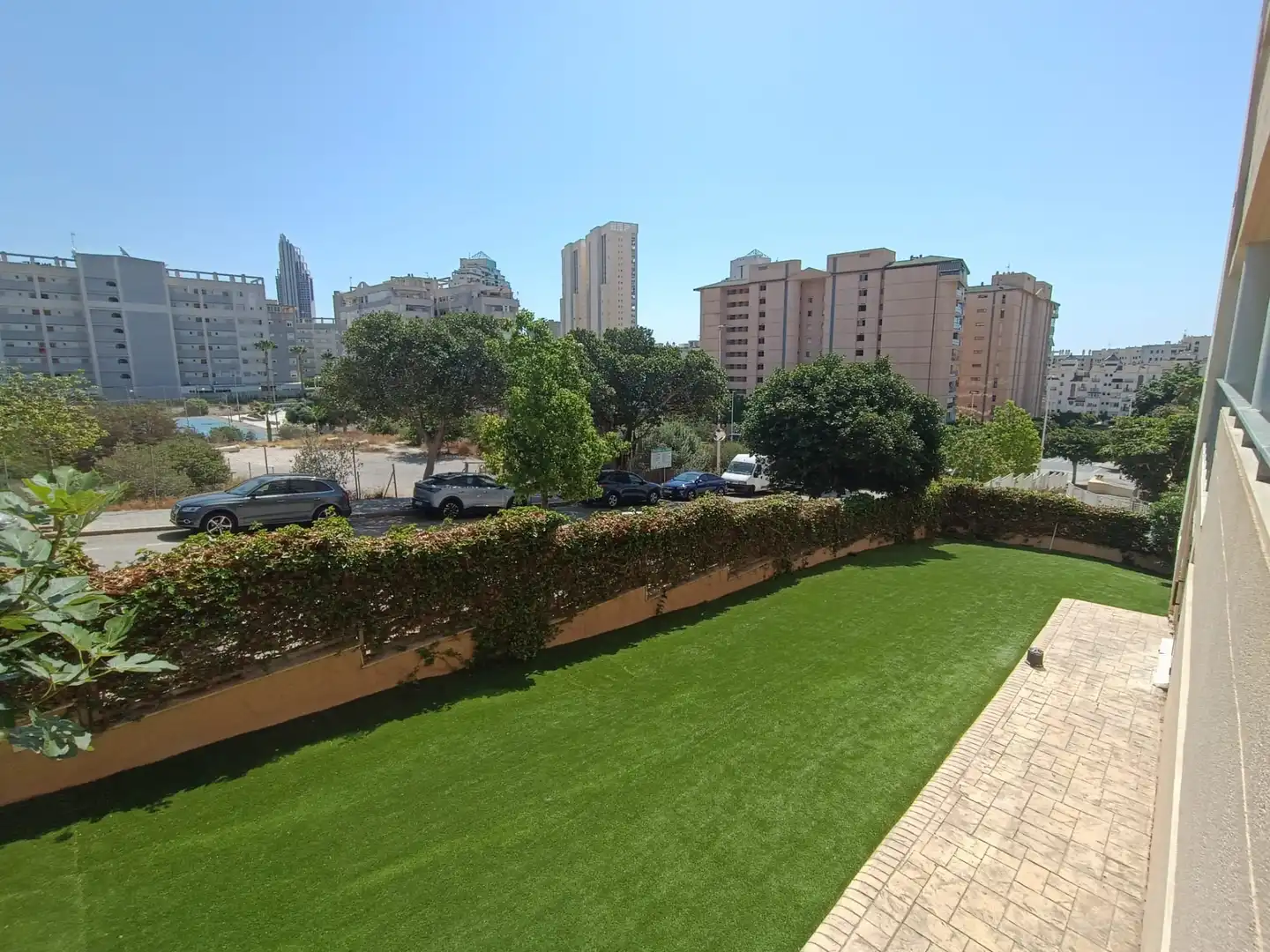 Terraza de Apartamento en venta en Villajoyosa / La Vila Joiosa con Amueblado, Balcón y Piscina comunitaria