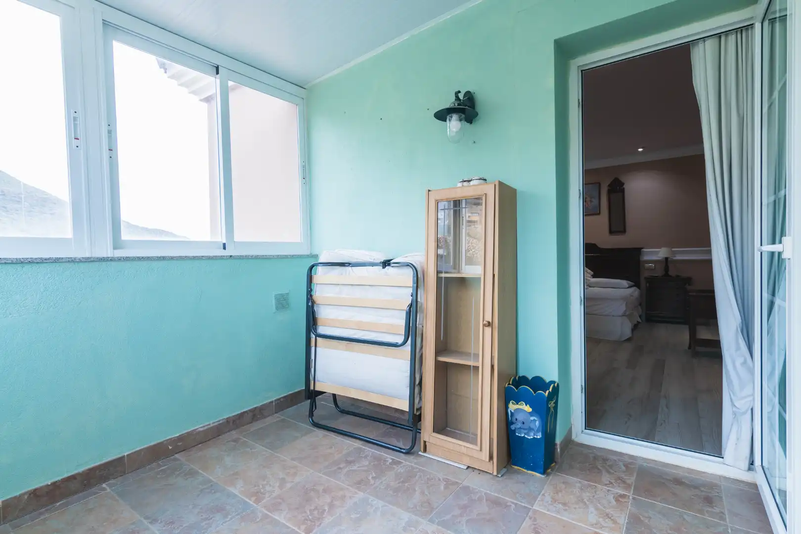 Balcony of Houses for sale in Vícar  with Air Conditioner, Heating and Private garden