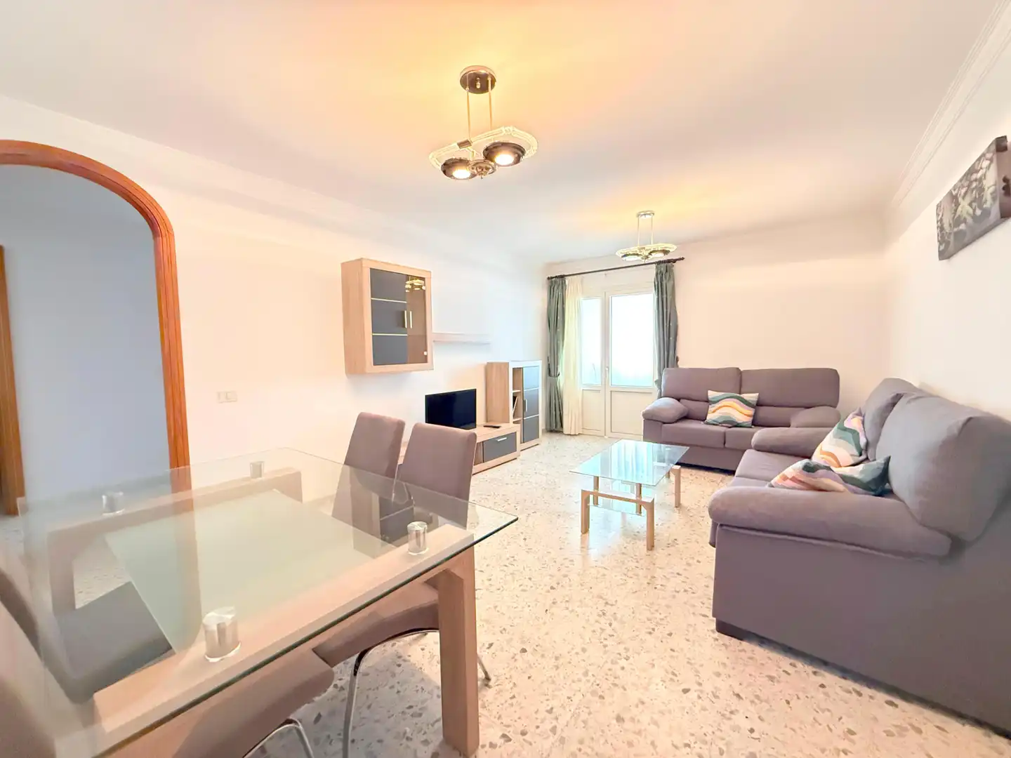 Sala de estar de Piso en venta en Arrecife con Terraza, Amueblado y Balcón