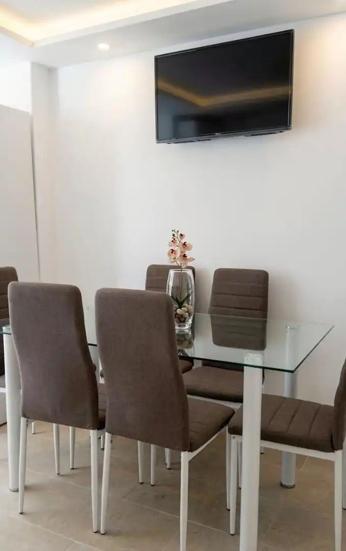 Dining room of Flat for sale in Alicante / Alacant  with Air Conditioner, Parquet flooring and Furnished