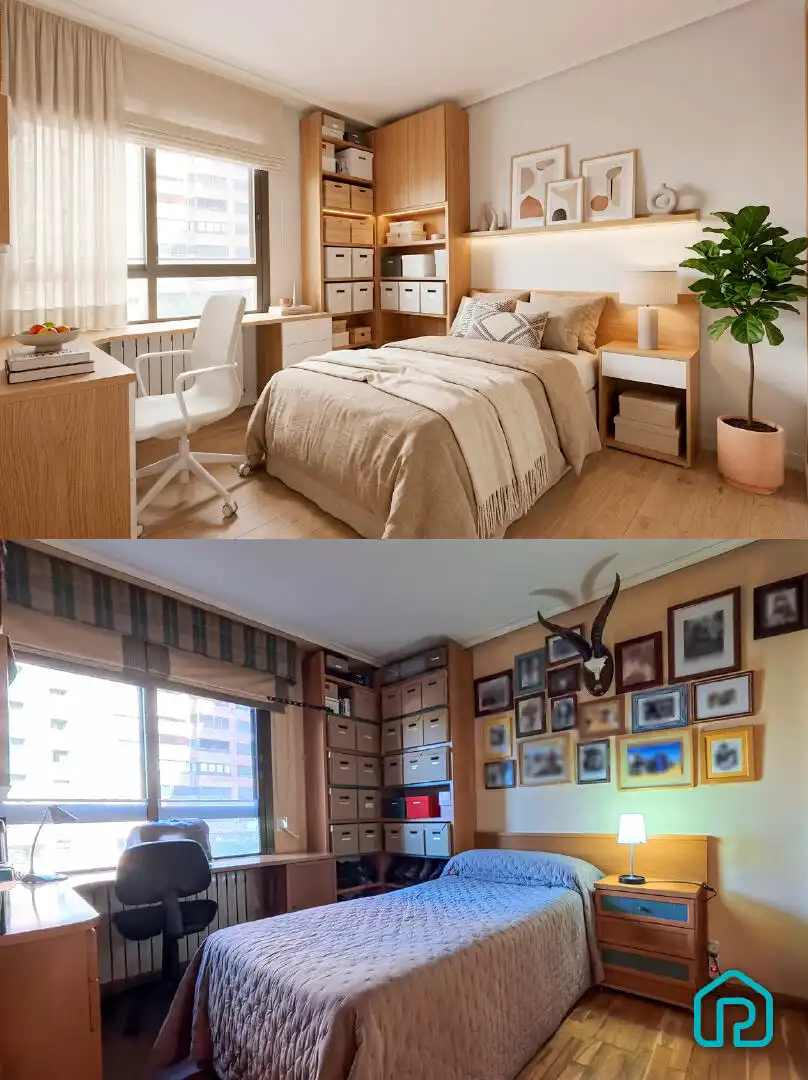Bedroom of Flat for sale in Zaragoza