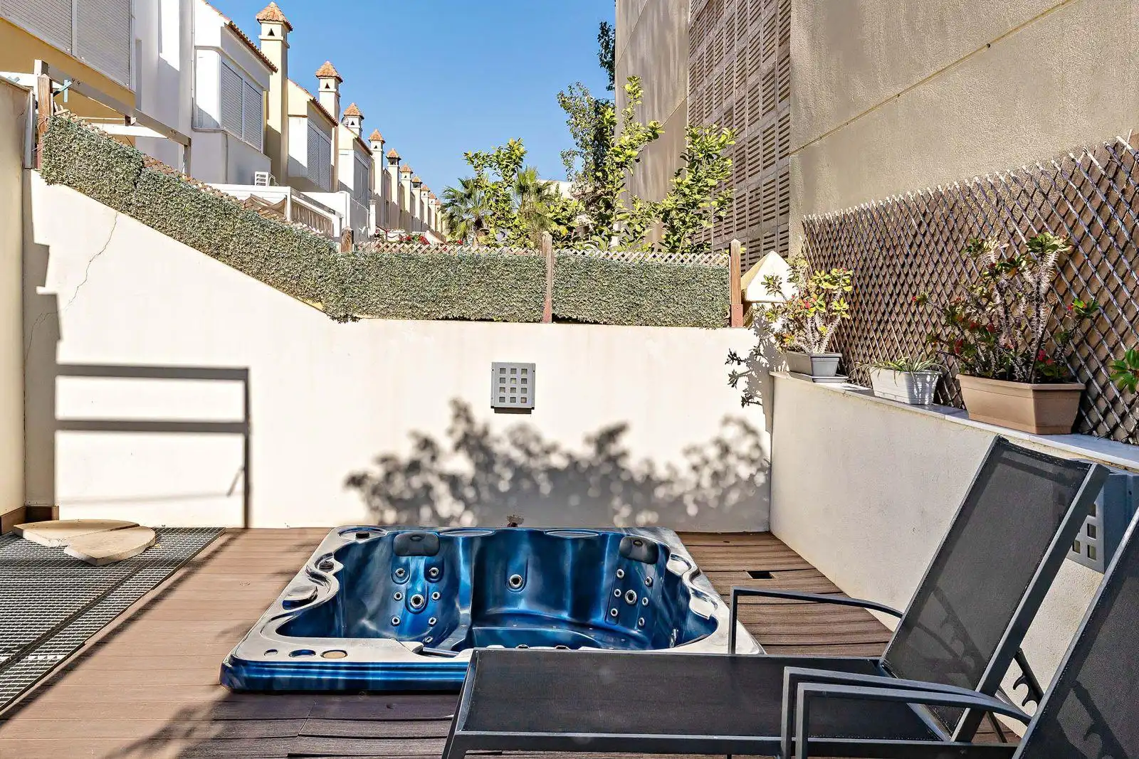 Terrace of Houses for rent in Roquetas de Mar  with Air Conditioner, Heating and Terrace