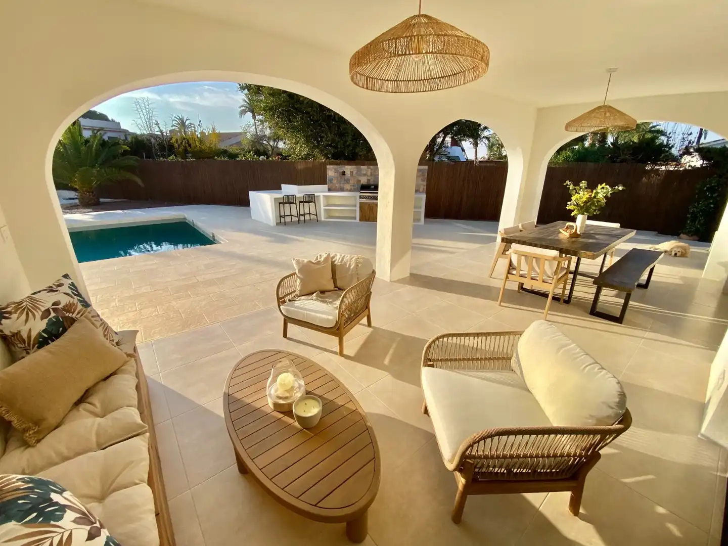 Terrassa de Casa o xalet en venda en Orihuela amb Aire condicionat, Jardí privat i Terrassa