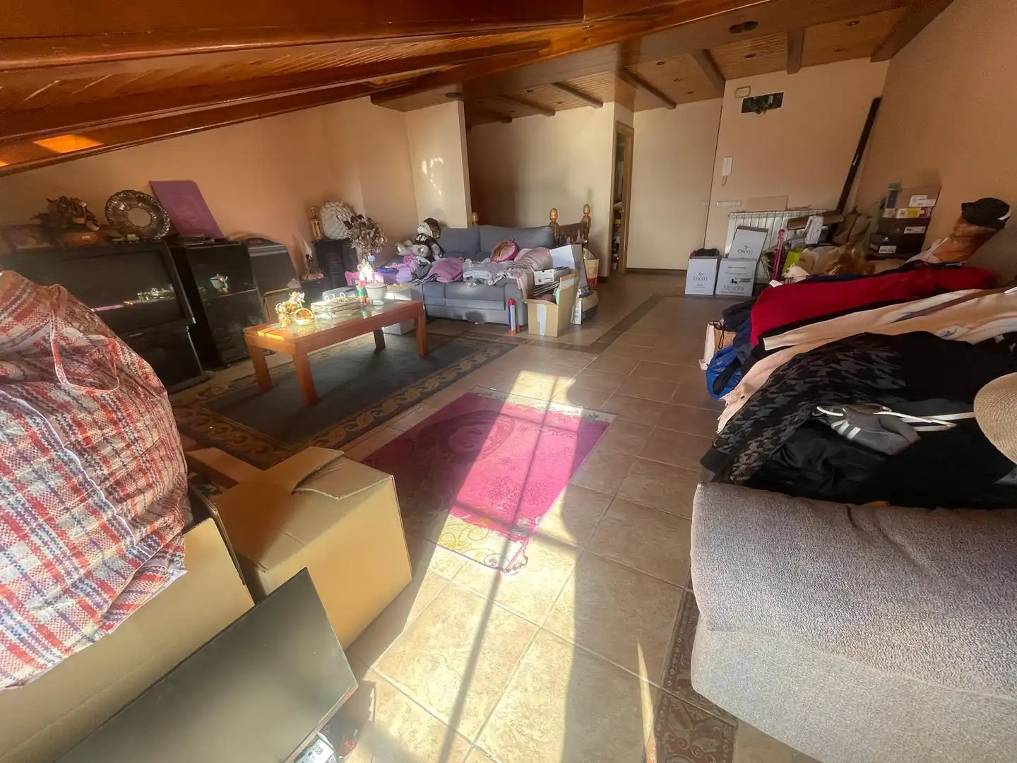 Sala de estar de Casa adosada en venta en Calahorra